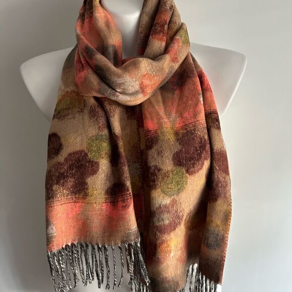 FRAAS Water Colour Dottie Oversized Cashmink® Scarf for Women - Made in Germany - Picture 2 of 8